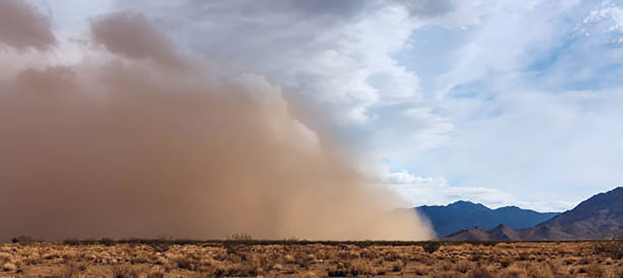 Dust storm roof repair in Phoenix Arizona by MSW Contracting LLC