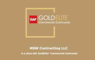 MSW is recognized as a GAF Commercial Gold Elite Contractor in Chandler, Arizona